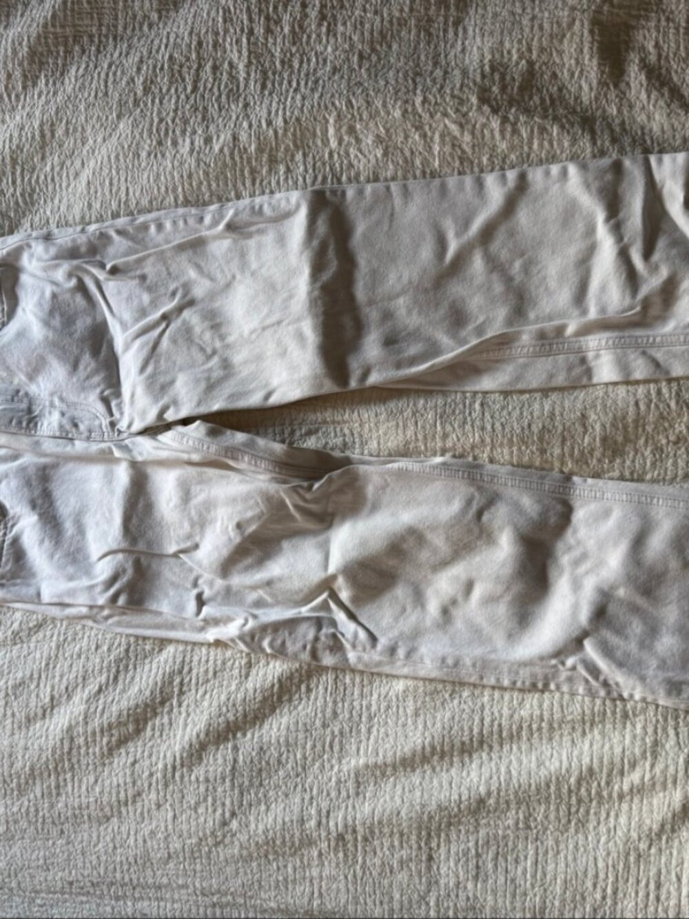 Anine Bing Sonya Jean Off White Size 25 - Picture 2 of 7